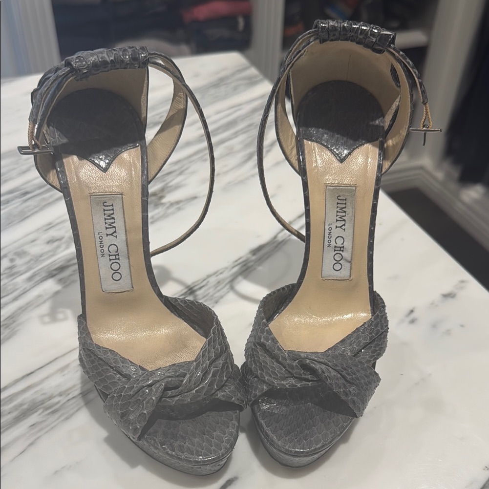 Jimmy Choo Gray Women's Shoes